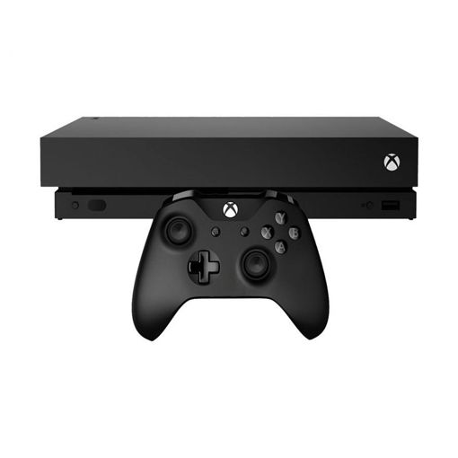 کنسول بازی مدل Xbox One X microsoft سیستم عاملmicrosoft رنگ مشکی تک دسته ظرفیت 1 ترابایت کد900105