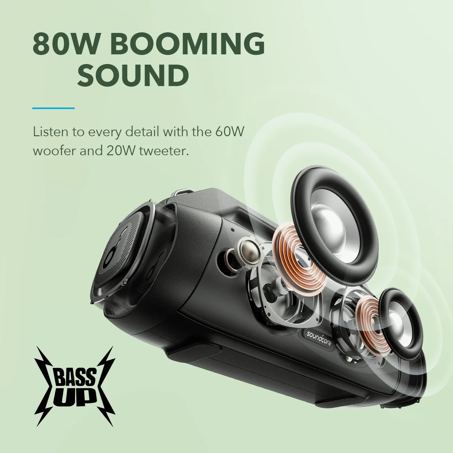 اسپیکر قابل حمل انکر مدل Soundcore Motion Boom Plus A3129